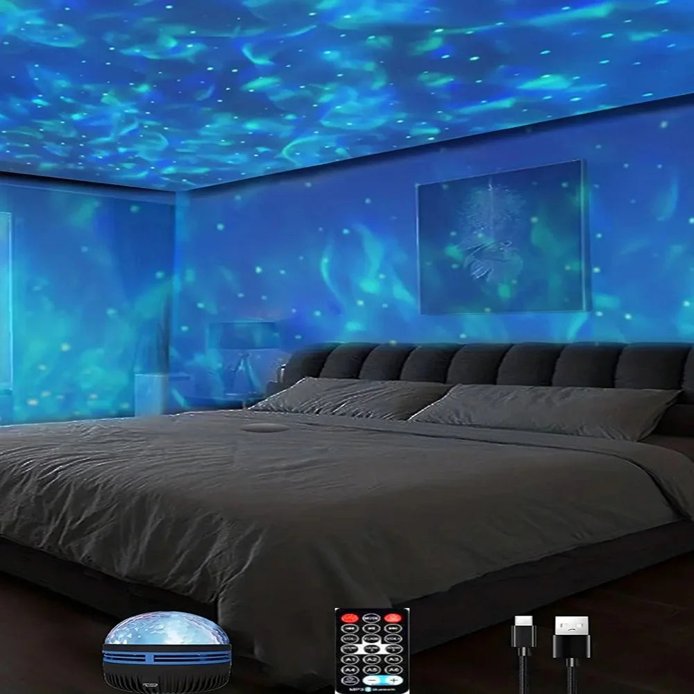 Projecteur Galaxie LED – 7 Couleurs & Télécommande | Décoration Chambre