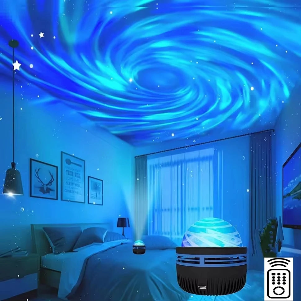 Projecteur Galaxie LED – 7 Couleurs & Télécommande | Décoration Chambre